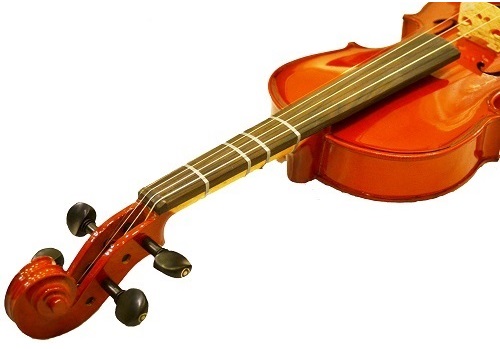 Top View of Beginner Violin Mozart Violins Model 12